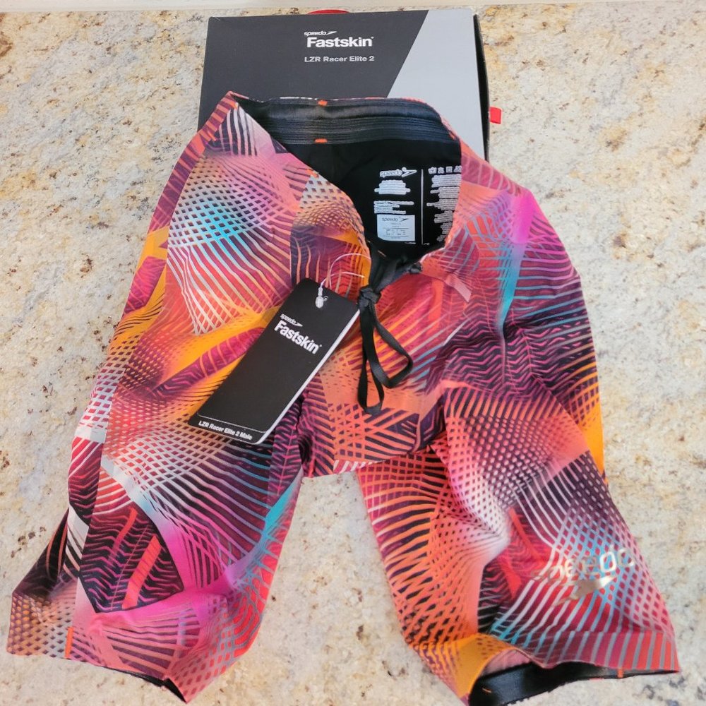 New in Box Speedo Fastskin Elite LZR 2 high waist jammer US/GB/AUS Size 22
